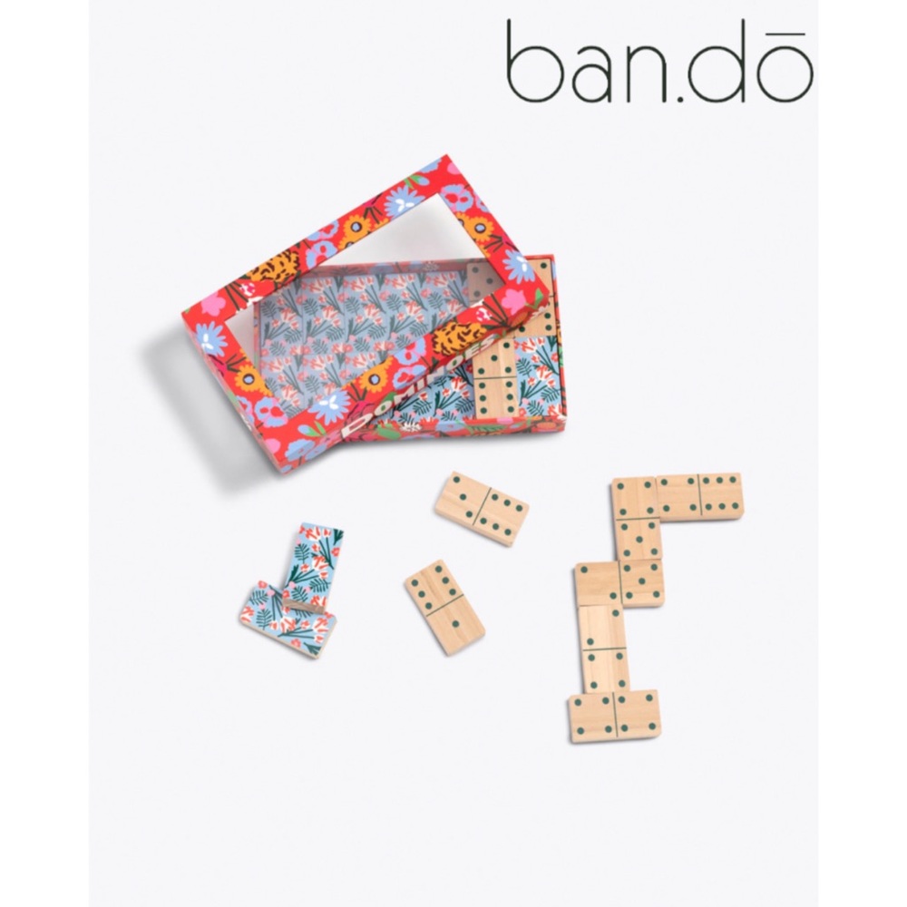 Ban.do Floral Dominoes Game Set